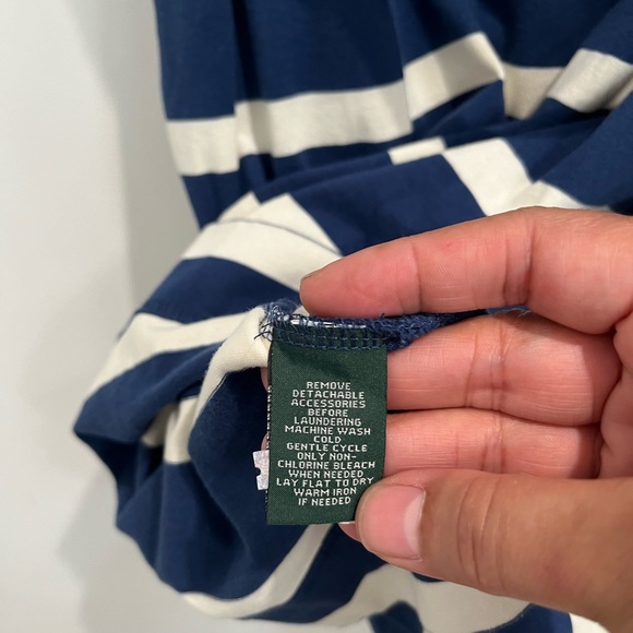 Lauren Ralph Lauren Blue/White‎ Striped Dress Size XL NWT - Picture 9 of 10